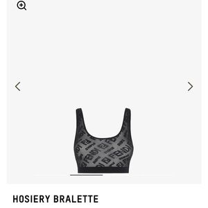 FENDI X SKIMS Hoisery Bralette M